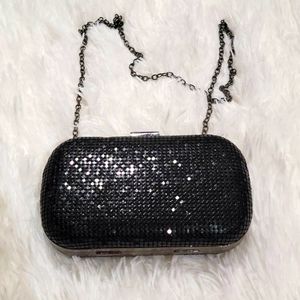 Expressions NYC, black, shoulder bag, crossbody, clutch, new